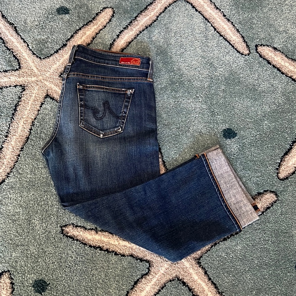 AG Adriano Goldschmied Tomboy Crop Jeans 28